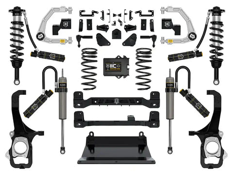 ICON Vehicle Dynamics FRDK_K53278 ICON 2022-2023 Toyota Tundra 6" Lift Stage 8 Suspension System With Billet Upper Control Arms