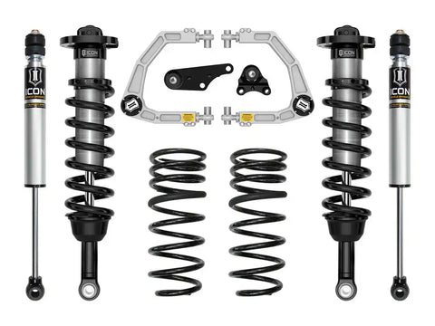 ICON Vehicle Dynamics FRDK_K53292S ICON 2024 Toyota Tacoma 1.25-3" Lift Stage 2 Suspension System Billet UCA W/ Triple Rate Rear Springs