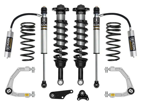 ICON Vehicle Dynamics FRDK_K53293S ICON 2024 Toyota Tacoma 1.25-3" Lift Stage 3 Suspension System Billet UCA W/ Triple Rate Rear Springs
