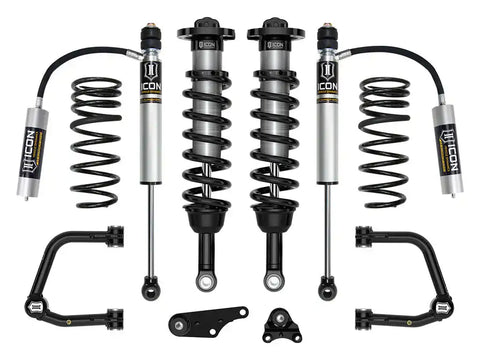 ICON Vehicle Dynamics FRDK_K53293TS ICON 2024 Toyota Tacoma 1.25-3" Lift Stage 3 Suspension System Tubular UCA W/ Triple Rate Rear Springs