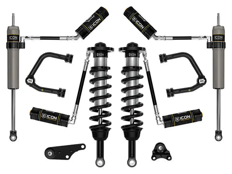 ICON Vehicle Dynamics FRDK_K53294T ICON 2024 Toyota Tacoma 1.25-3" Lift Stage 4 Suspension System Tubular UCA