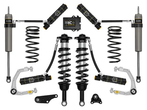 ICON Vehicle Dynamics FRDK_K53296S ICON 2024 Toyota Tacoma 1.25-3" Lift Stage 6 Suspension System Billet UCA W/ Triple Rate Rear Springs