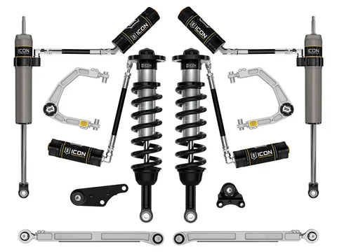 ICON Vehicle Dynamics FRDK_K53297 ICON 2024 Toyota Tacoma 1.25-3" Lift Stage 7 Suspension System Billet UCA