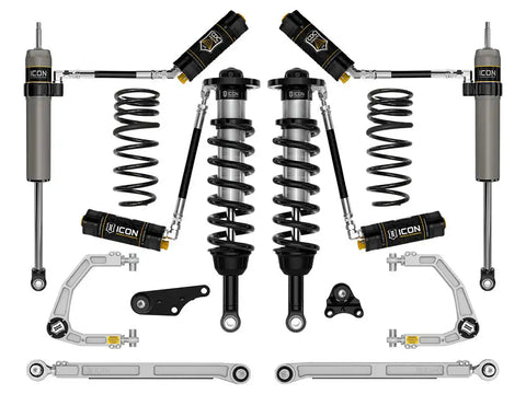 ICON Vehicle Dynamics FRDK_K53298S ICON 2024 Toyota Tacoma 1.25-3" Lift Stage 8 Suspension System Billet UCA W/ Triple Rate Rear Springs