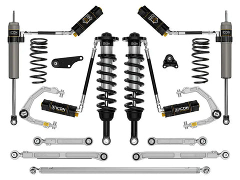ICON Vehicle Dynamics FRDK_K53301 ICON 2024 Toyota Tacoma 1.25-3" Lift Stage 11 Suspension System Billet UCA