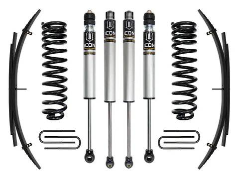 ICON Vehicle Dynamics FRDK_K62521L ICON 2020-2022 Ford F-250/F-350 Super Duty 4WD 2.5" Lift Stage 1 Suspension System W/ Expansion Packs