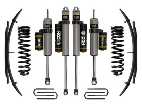 ICON Vehicle Dynamics FRDK_K62522L ICON 2020-2023 Ford F-250/F-350 Super Duty 4WD Diesel 2.5" Lift Stage 2 Suspension System W/ Expansion Packs