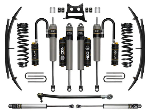ICON Vehicle Dynamics FRDK_K62525L ICON 2020-2022 Ford F-250/F-350 Super Duty 4WD Diesel 2.5" Lift Stage 5 Suspension System W/ Expansion Packs