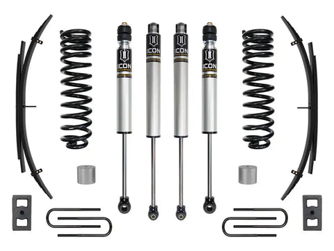 ICON Vehicle Dynamics FRDK_K62561L ICON 2023 Ford F-250/F-350 Super Duty 4WD Diesel 2.5" Lift Stage 1 Suspension System W/ Expansion Packs