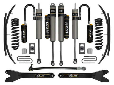 ICON Vehicle Dynamics K62564RL ICON 2023 Ford F-250/F-350 Super Duty 4WD Diesel 2.5" Lift Stage 4 Suspension System W/ Radius Arms And Expansion Packs