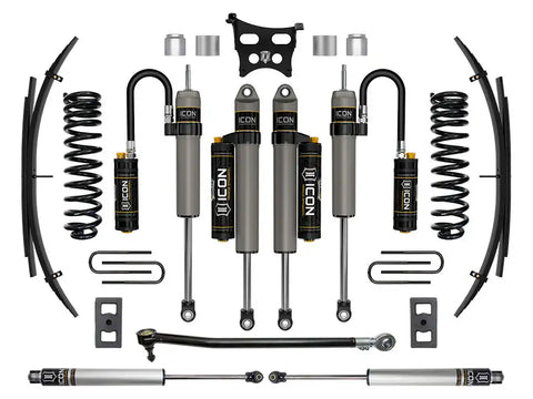 ICON Vehicle Dynamics FRDK_K62565L ICON 2023 Ford F-250/F-350 Super Duty 4WD Diesel 2.5" Lift Stage 5 Suspension System W/ Expansion Packs