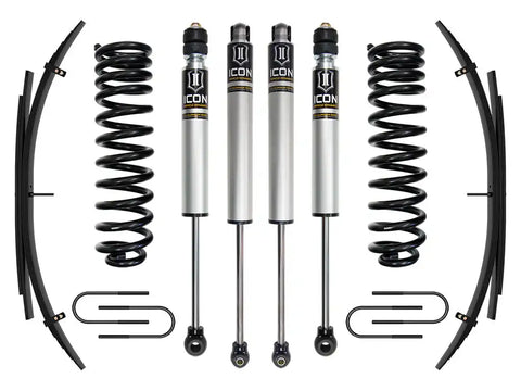 ICON Vehicle Dynamics FRDK_K62571 ICON 2008-2010 Ford F-250/F-350 Super Duty 4WD Diesel 2.5" Lift Stage 1 Suspension System W/ Expansion Packs
