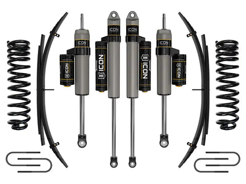 ICON Vehicle Dynamics FRDK_K62573 ICON 2008-2010 Ford F-250/F-350 Super Duty 4WD Diesel 2.5" Lift Stage 3 Suspension System W/ Expansion Packs