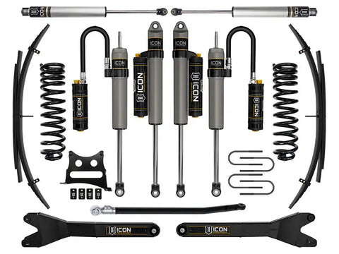 ICON Vehicle Dynamics FRDK_K62576 ICON 2008-2010 Ford F-250/F-350 Super Duty 4WD Diesel 2.5" Lift Stage 6 Suspension System W/ Expansion Packs