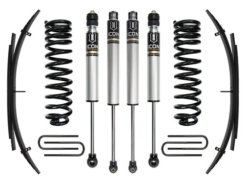 ICON Vehicle Dynamics FRDK_K62581 ICON 2011-2016 Ford F-250/F-350 Super Duty 4WD Diesel 2.5" Lift Stage 1 Suspension System W/ Expansion Packs