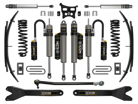 ICON Vehicle Dynamics FRDK_K62595RL ICON 2023 Ford F-250/F-350 Super Duty 4WD Gas 2.5" Lift Stage 5 Suspension System W/ Radius Arms And Expansion Packs