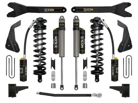 ICON Vehicle Dynamics FRDK_K63124R 08-10 FORD F250/F350 4-5.5" STAGE 4 COILOVER CONVERSION SYSTEM W RADIUS ARM