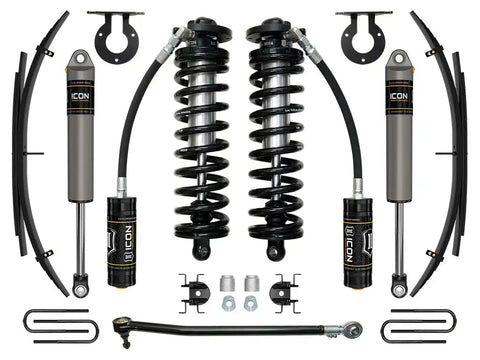 ICON Vehicle Dynamics FRDK_K63142L ICON 2017-2023 Ford F-250/F-350 Super Duty 4WD 2.5-3" Lift Stage 2 Coilover System W/ Expansion Packs