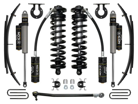 ICON Vehicle Dynamics FRDK_K63143L ICON 17-23 Ford F250/F350 2.5-3" Lift Stage 3 Coilover System W/ Leaf Springs