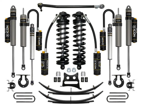 ICON Vehicle Dynamics FRDK_K63145L ICON 17-22 Ford F250/F350 2.5-3" Lift Stage 5 Coilover System W/ Leaf Springs