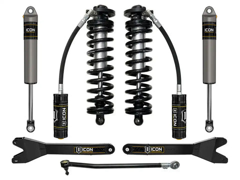 ICON Vehicle Dynamics FRDK_K63162R ICON 2023 Ford F-250/F-350 4WD 2.5-3" Lift Stage 2 Coilover Conversion System W/ Radius Arms