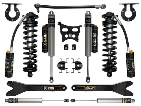 ICON Vehicle Dynamics FRDK_K63164R ICON 2023 Ford F-250/F-350 4WD 2.5-3" Lift Stage 4 Coilover Conversion System With Radius Arms