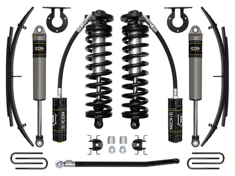 ICON Vehicle Dynamics FRDK_K63192 ICON 11-16 Ford F250/F350 2.5-3" Lift Stage 2 Coilover System W/ Leaf Springs