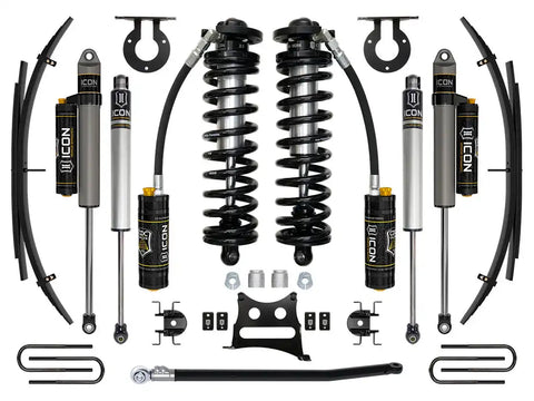 ICON Vehicle Dynamics FRDK_K63194 ICON 11-16 Ford F250/F350 2.5-3" Lift Stage 4 Coilover System W/ Leaf Springs
