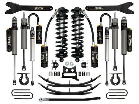 ICON Vehicle Dynamics FRDK_K63196 ICON 11-16 Ford F250/F350 2.5-3" Lift Stage 6 Coilover System W/ Leaf Springs