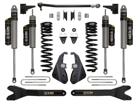 ICON Vehicle Dynamics FRDK_K64524R ICON 20-22 Ford F250/F350 4.5" Lift Stage 4 Suspension System W/Radius Arm