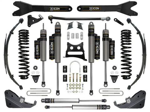 ICON Vehicle Dynamics FRDK_K67114R ICON 2017-2022 Ford F250/F350 7" Lift Stage 4 Suspension System W/Radius Arm