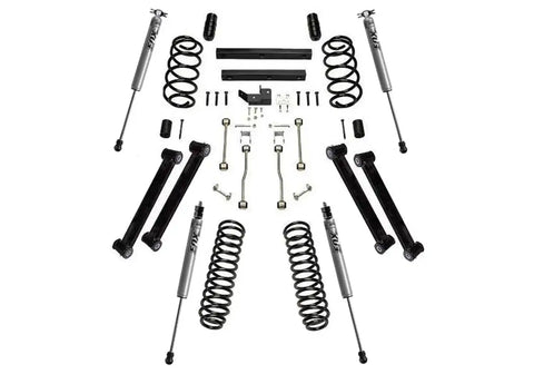 Superlift K843F 4 inch Lift Kit - 2003-2006 Jeep Wrangler TJ with Fox 2.0 Series Shocks