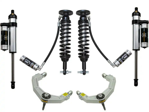 ICON Vehicle Dynamics FRDK_K93064 2014 FORD F150 4WD 1.75-2.63" STAGE 4 SUSPENSION SYSTEM W BILLET UCA