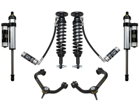 ICON Vehicle Dynamics FRDK_K93074T 2014 FORD F150 2WD 1.75-2.63" STAGE 4 SUSPENSION SYSTEM W TUBULAR UCA