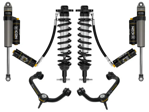 ICON Vehicle Dynamics FRDK_K93125T ICON 21-23 Ford F150 2WD 0-3" Lift Stage 5 Suspension System Tubular UCA