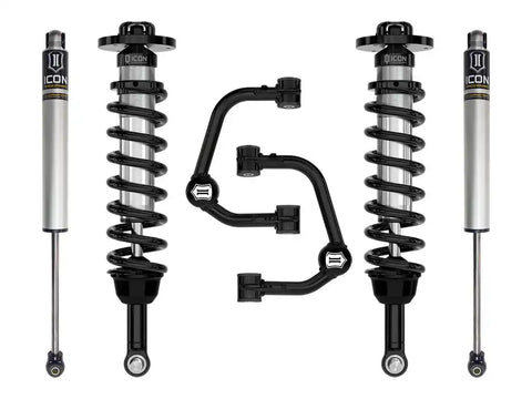 ICON Vehicle Dynamics FRDK_K93131T ICON 2021-2023 Ford F-150 4WD 2.75-3.5" Lift Stage 1 Suspension System Tubular UCA