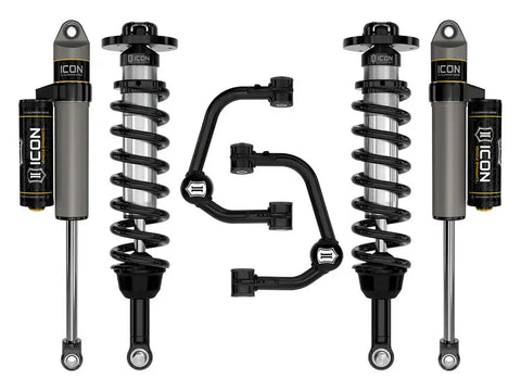ICON Vehicle Dynamics FRDK_K93132T ICON 2021-2023 Ford F-150 4WD 2.75-3.5" Lift Stage 2 Suspension System Tubular UCA