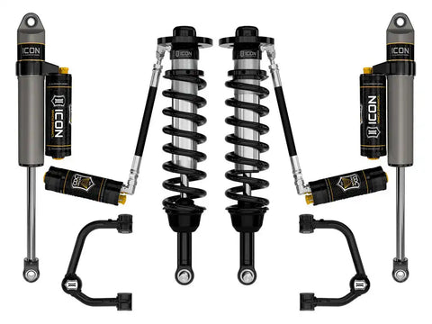 ICON Vehicle Dynamics FRDK_K93134T ICON 2021-2023 Ford F-150 4WD 2.75-3.5" Lift Stage 4 Suspension System Tubular UCA