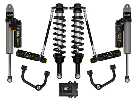 ICON Vehicle Dynamics FRDK_K93135T ICON 2021-2023 Ford F-150 4WD 2.75-3.5" Lift Stage 5 Suspension System Tubular UCA