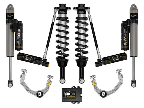 ICON Vehicle Dynamics FRDK_K93135 ICON 2021-2023 Ford F-150 4WD 2.75-3.5" Lift Stage 5 Suspension System Billet UCA