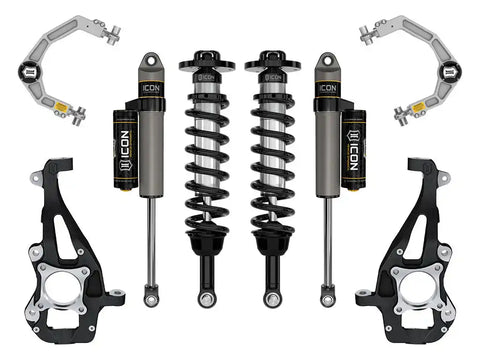 ICON Vehicle Dynamics FRDK_K93142 ICON 2021-2023 Ford F-150 4WD 3.5-4.5" Lift Stage 2 Suspension System Billet UCA