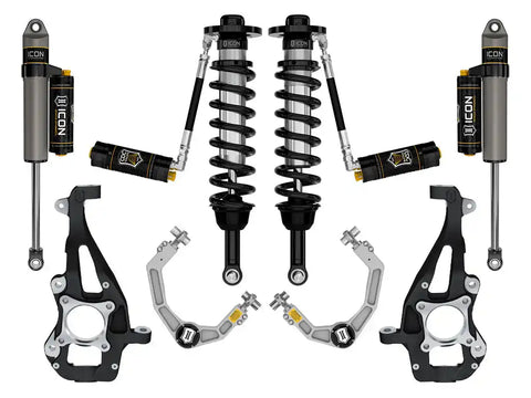 ICON Vehicle Dynamics FRDK_K93144 ICON 2021-2023 Ford F-150 4WD 3.5-4.5" Lift Stage 4 Suspension System Billet UCA