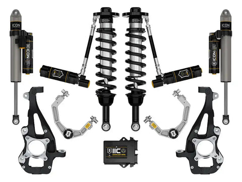 ICON Vehicle Dynamics FRDK_K93145 ICON 2021-2023 Ford F-150 4WD 3.5-4.5" Lift Stage 5 Suspension System Billet UCA