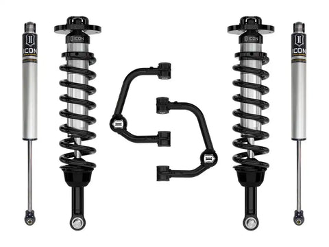 ICON Vehicle Dynamics K93161T ICON 2021-2023 Ford F-150 Tremor 2.5-3" Lift Stage 1 Suspension System Tubular UCA