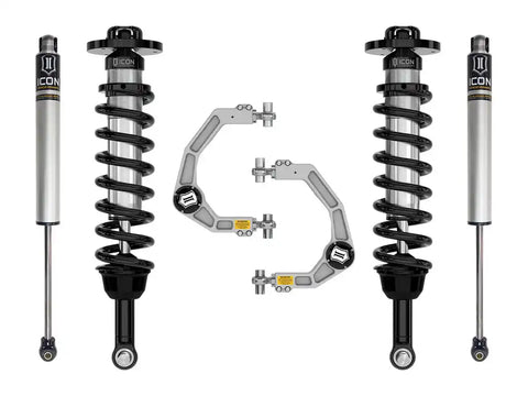ICON Vehicle Dynamics FRDK_K93161 ICON 2021-2023 Ford F-150 Tremor 2.5-3" Lift Stage 1 Suspension System Billet UCA