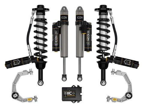 ICON Vehicle Dynamics FRDK_K93165 ICON 2021-2023 Ford F-150 Tremor 2.5-3" Lift Stage 5 Suspension System Billet UCA