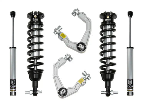 ICON Vehicle Dynamics FRDK_K93202S ICON 20-23 Ford Ranger 0-3.5" Lift Stage 2 Susp Sys Billet UCA Steel Knuckle
