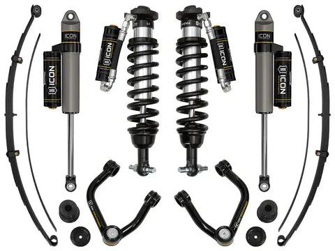 ICON Vehicle Dynamics FRDK_K93207TA ICON 19-21 Ford Ranger 0-3.5" Lift Stage 7 Susp System Tubular UCA Al Knuckle