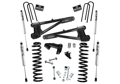 Superlift K987F 4 Lift Kit w/ FOX Shocks - 11-16 F250/350 4WD Diesel Replacement Radius Arms