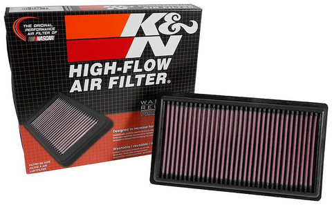 K&N 33-3080 Replacement Air Filter High Flow Original Lifetime Engine Air Filter - Toyota C-HR L4-1.2L F/L